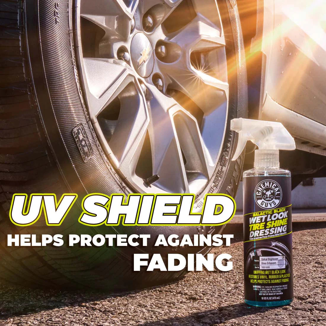Chemical Guys Galactic Black Wet Tire Shine Coating - 16 oz