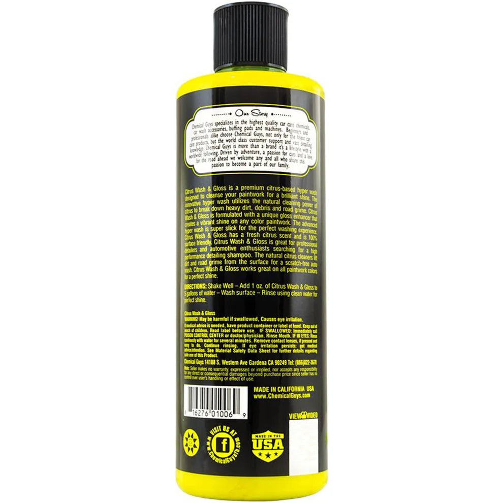 Chemical Guys Citrus Wash and Gloss Concentrated Car Wash