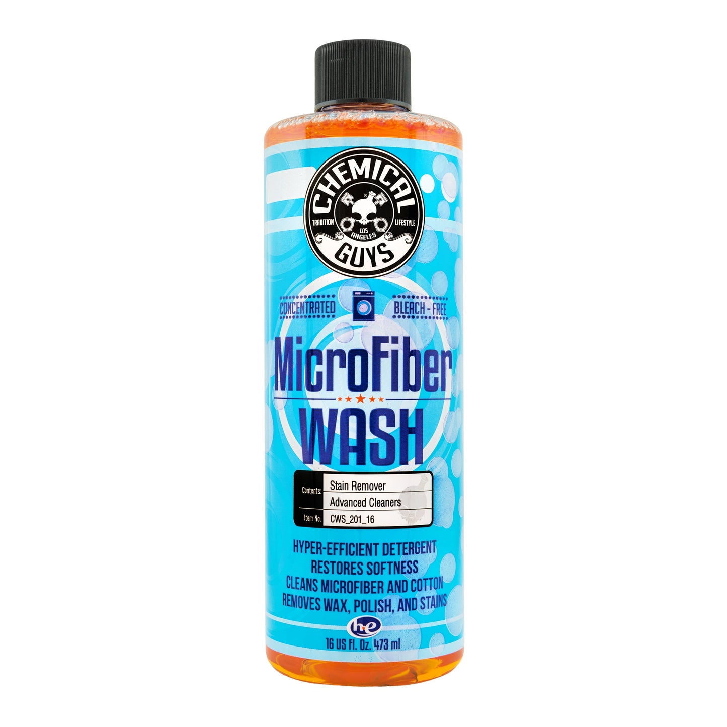 Chemical Guys Microfiber Wash Cleaning Detergent Concentrate - 16 oz