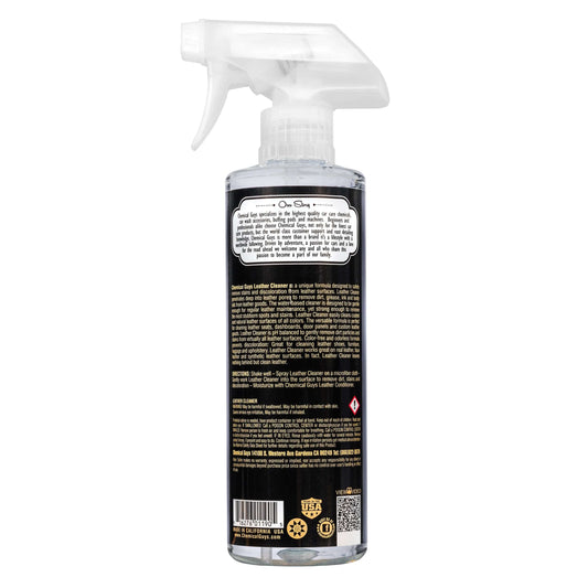 Chemical Guys Leather Cleaner Colorless and Odorless Super Cleaner - 16 oz