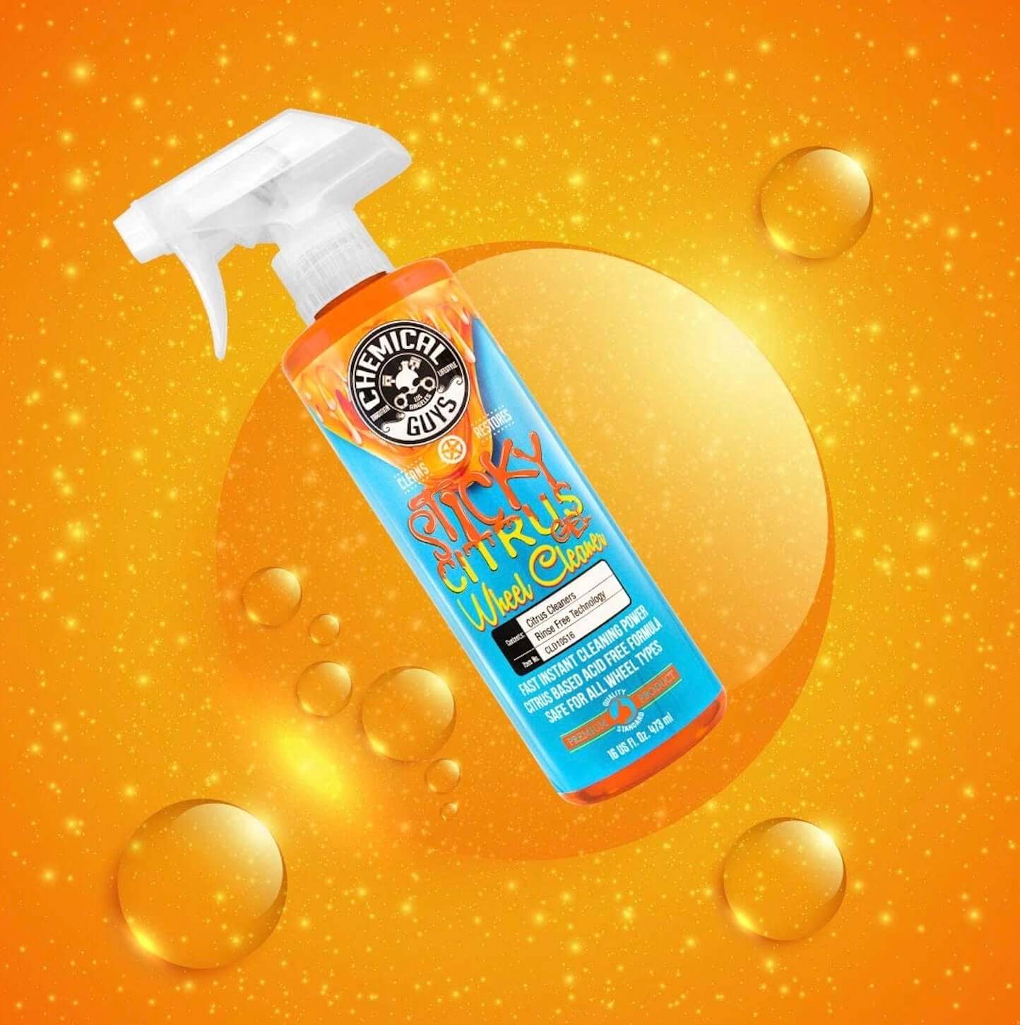 منظف العجلات والجنوط برائحة الحمضيات من كيميكال جايز - ١٦ أونصة