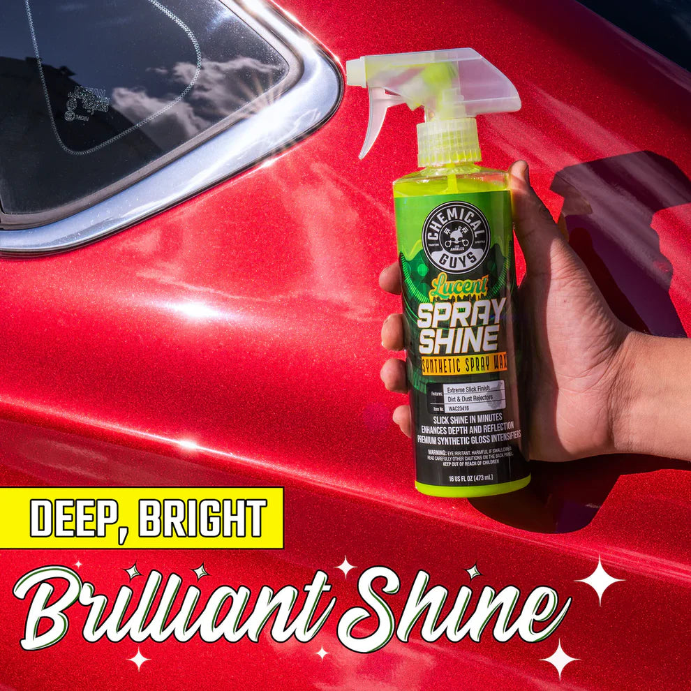 LUCENT SPRAY SHINE SYNTHETIC SPRAY WAX 473ml (WAC23416)