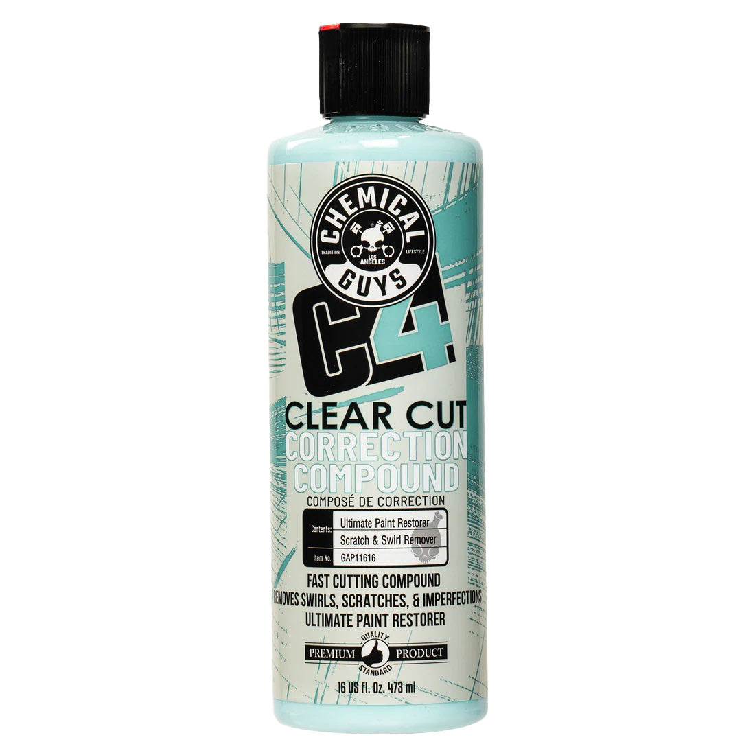 Chemical Guys Clear Cut C4 Paint Correcting Compound 473ml (GAP11616)