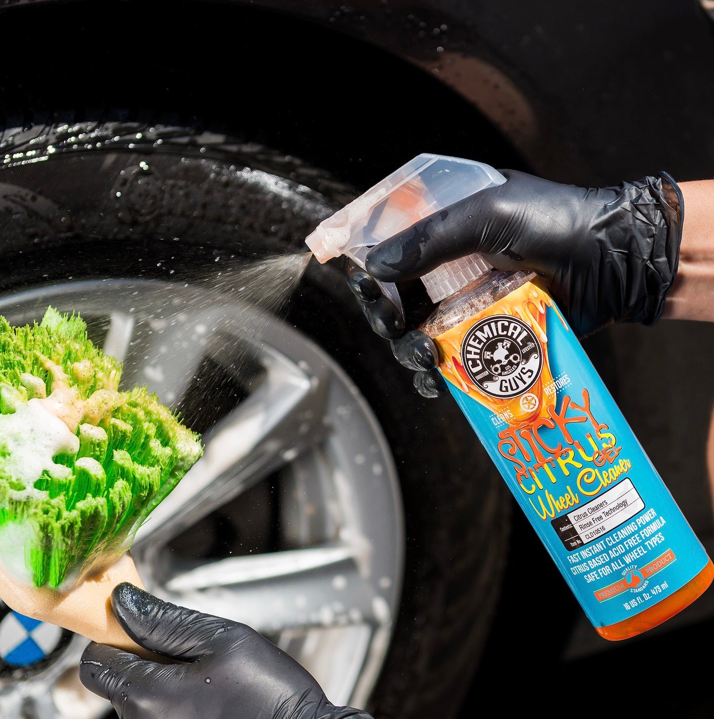 Chemical Guys Sticky Citrus Gel Tire and Rim Cleaner (CLD10516)